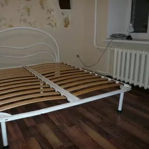 Продаётся кровать двухместная,  металлическая.
